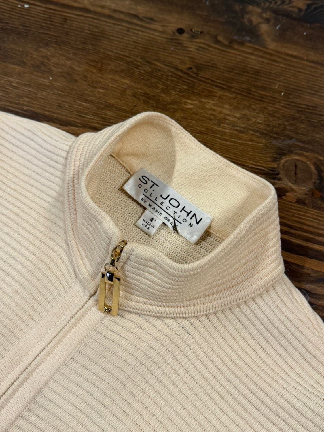 센존 니트집업 여성55-66 상품이미지7