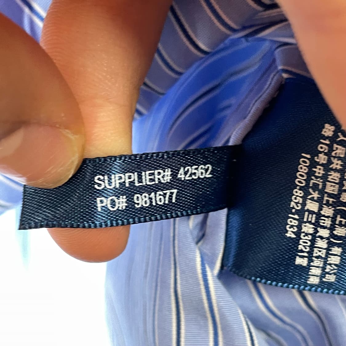 랄프로렌 프릴 셔츠 S (데드스탁)  상품이미지6