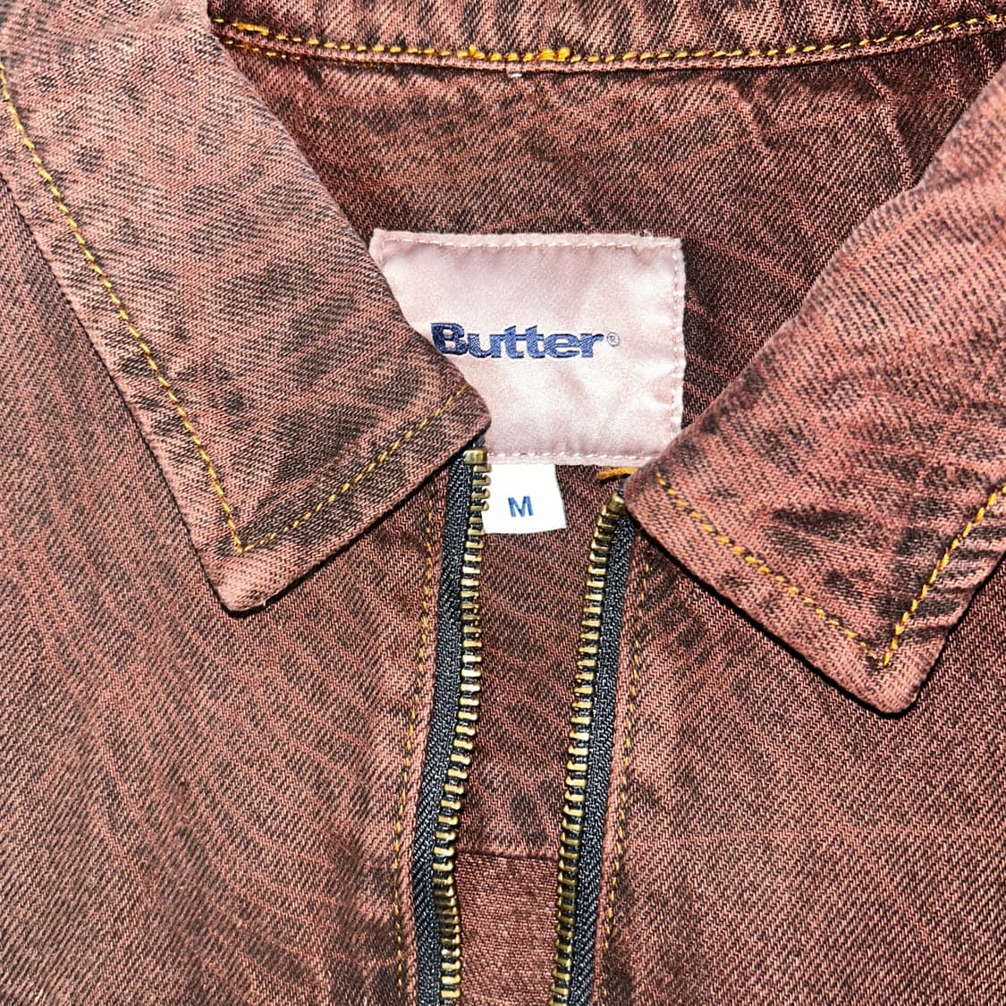 BUTTER GOODS 버터굿즈 스파이더 맨 더블 지퍼 데님 자켓 상품이미지2