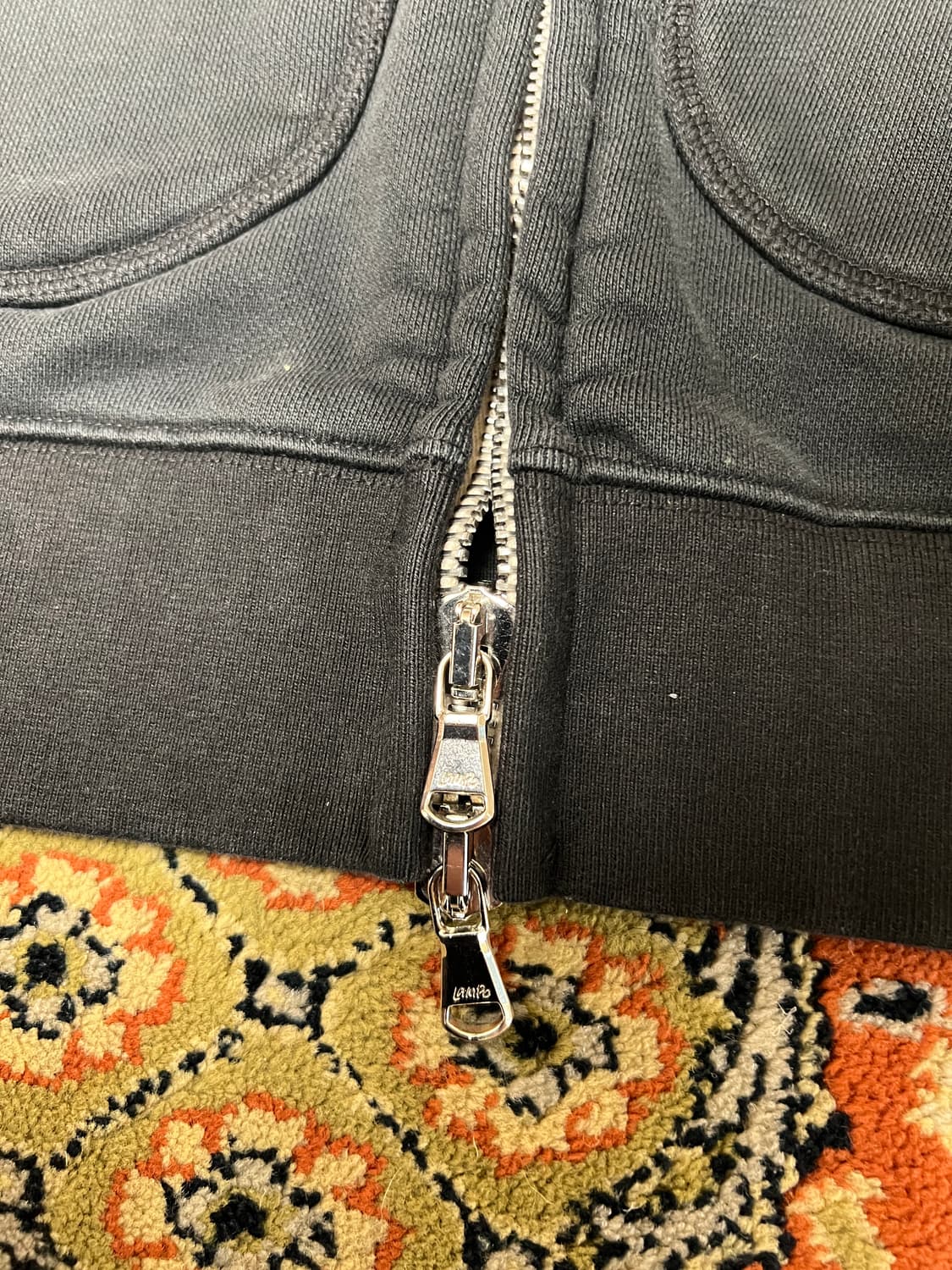 [3] Ramolin 블랙 후드 집업 상품이미지2