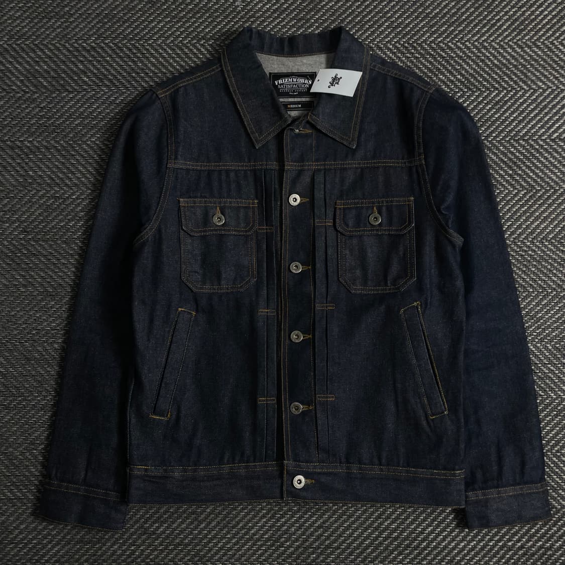 프리즘웍스 아메카지 생지 데님 트러커 자켓y 3558 상품이미지2