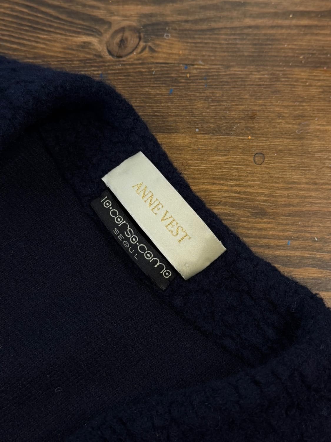 ANNE VEST 시어링 가디건 55~66 상품이미지8