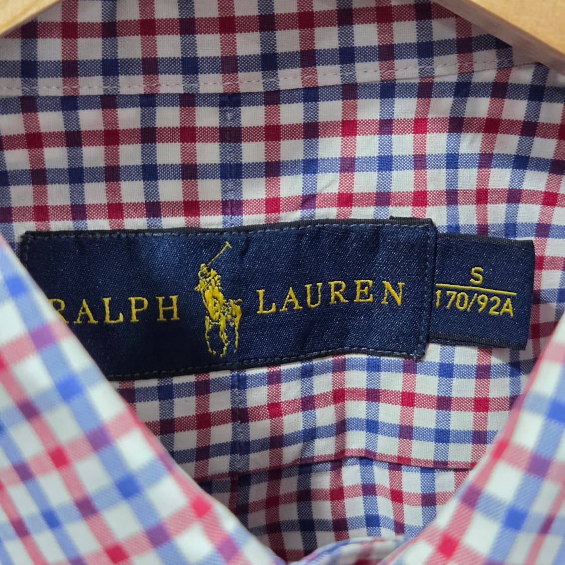 폴로랄프로렌 버튼다운 체크셔츠 S 상품이미지3