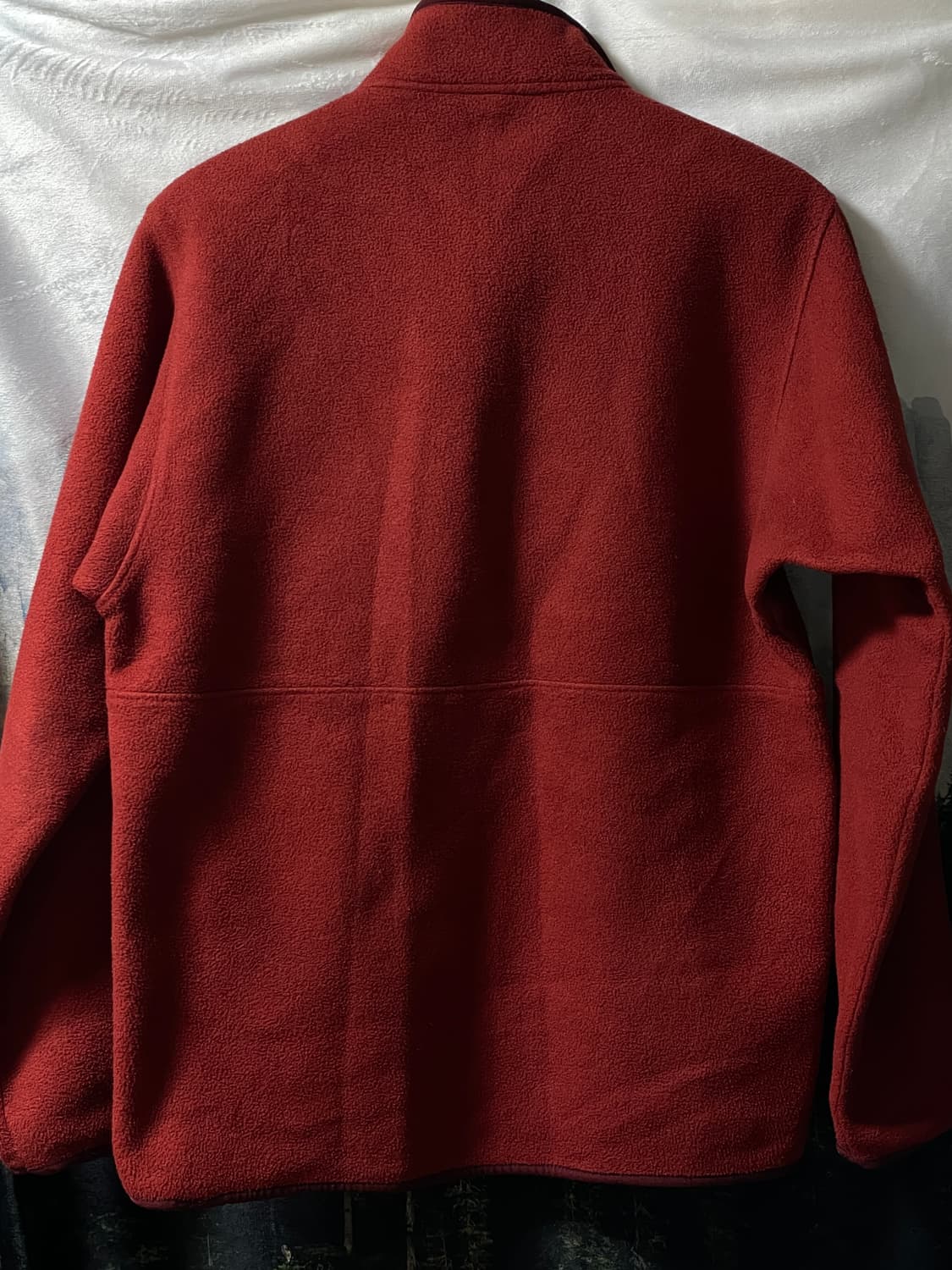 M 90s 파타고니아 신칠라 레드 하프집업 상품이미지7