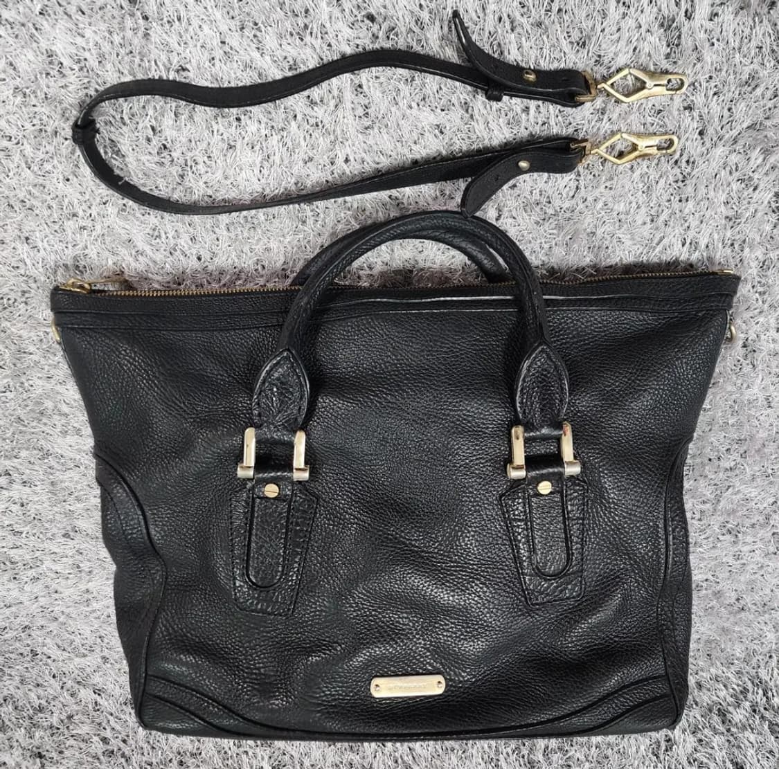 버버리 레더 토트백 숄더백 상품이미지1