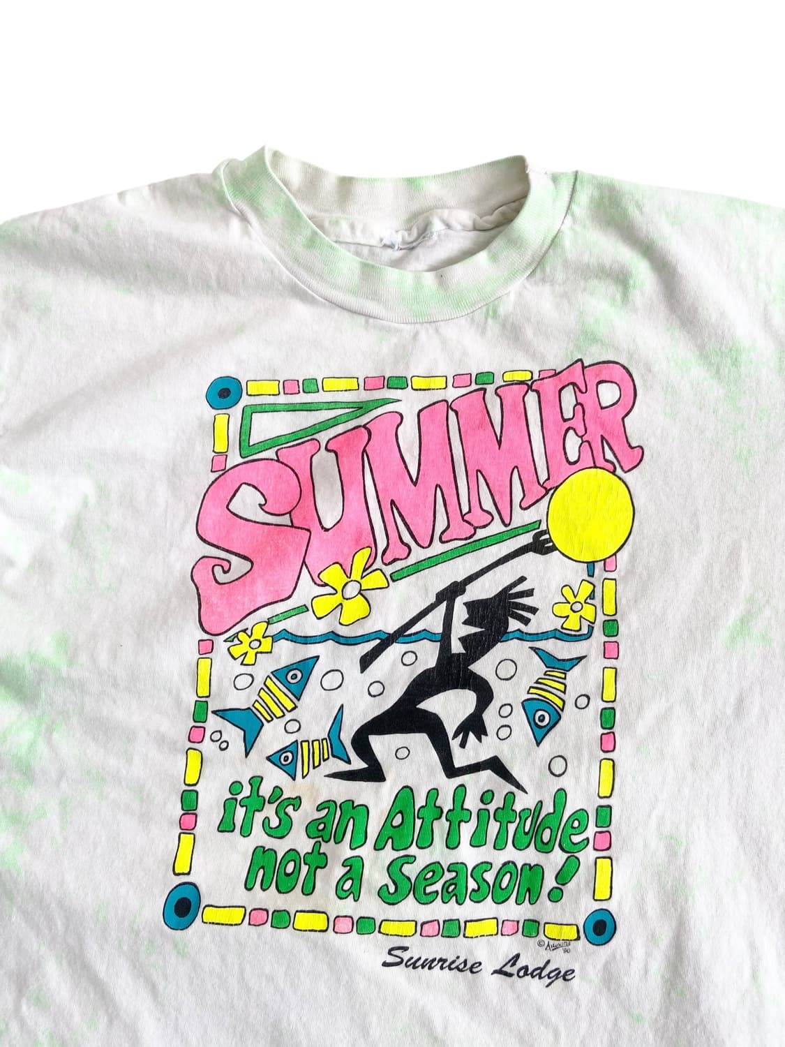 선라이즈 롯지 'Summer it's an Attitude' 반팔티셔츠 상품이미지4