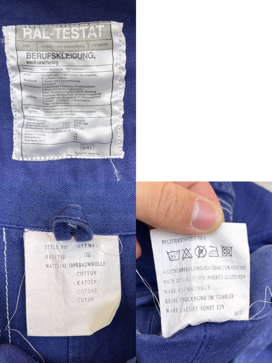 빈티지 프렌치 워크 하프 셔츠 상품이미지8