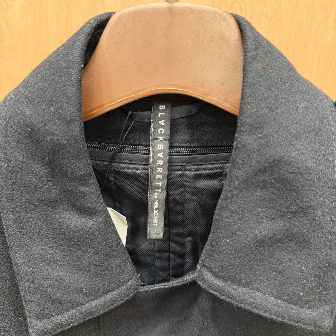 블랙바렛 바이 닐바렛 트렌치 코트 견장 허리 벨트 스트랩 디테일 블랙 상품이미지6