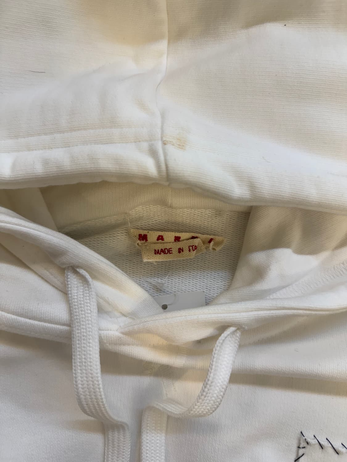 마르니 핸드 스티치 로고 후드티 상품이미지4