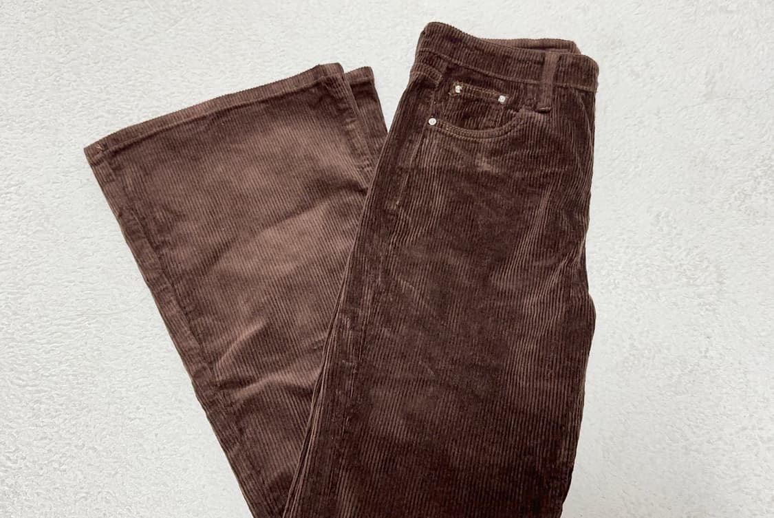 블랙업 부츠컷 코듀로이 팬츠(브라운) 상품이미지2