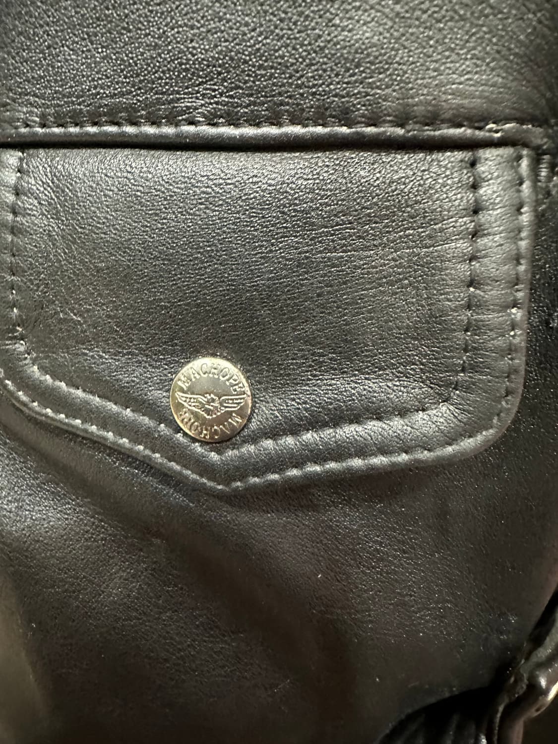 JPN MACHOPE 카우하이드 더블 라이더 자켓 L 상품이미지6