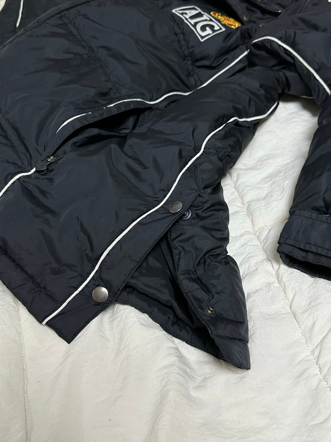 황유시절 AIG 나이키 맨유 패딩 미디움 축구 상품이미지9