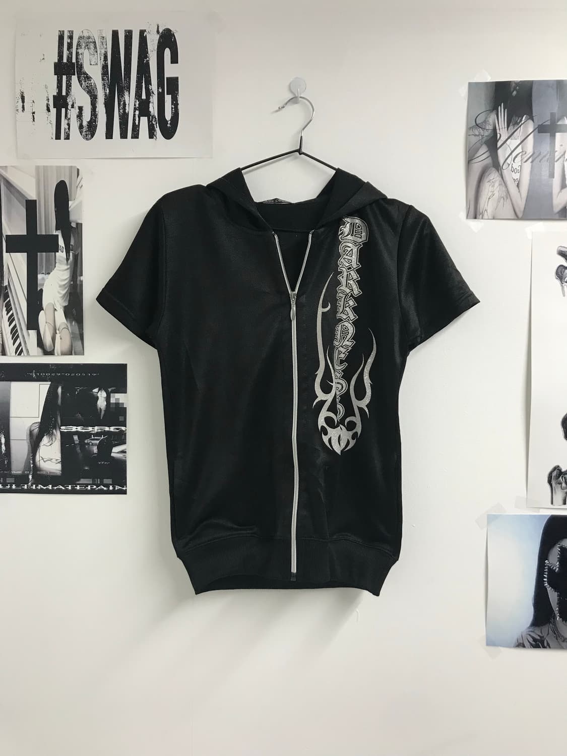 00s punk mood tribal hoodie halfsleeve   상품이미지3
