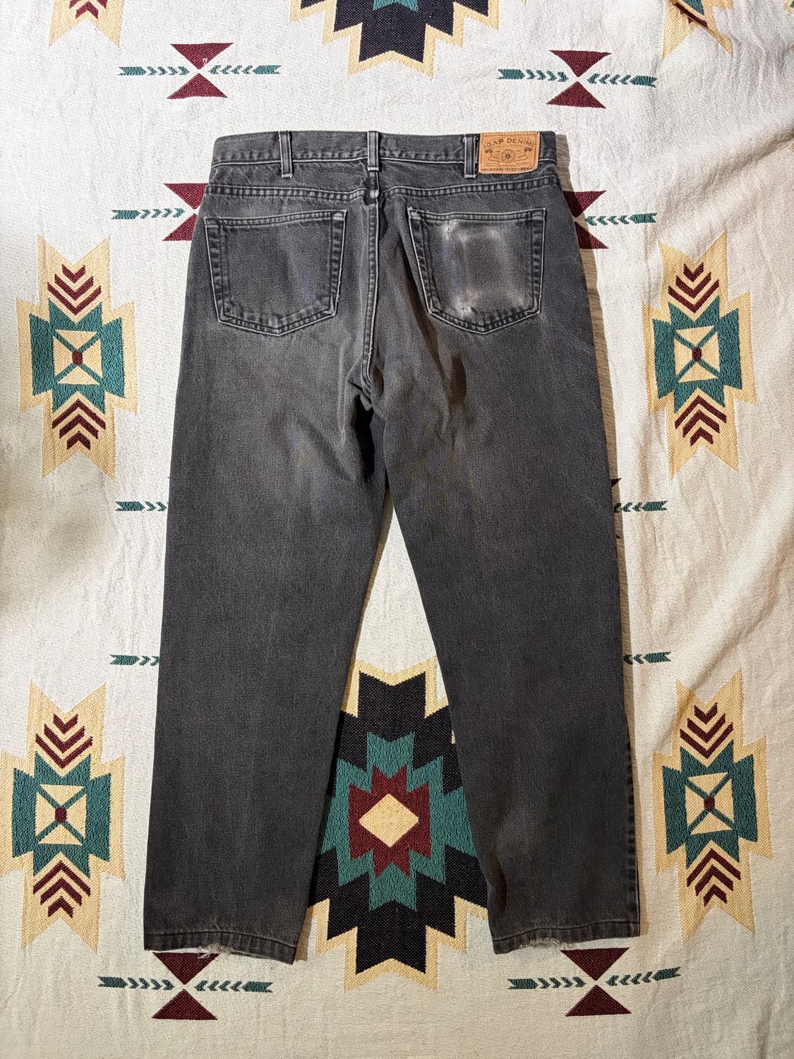 90s OLD GAP Black denim pants 상품이미지5