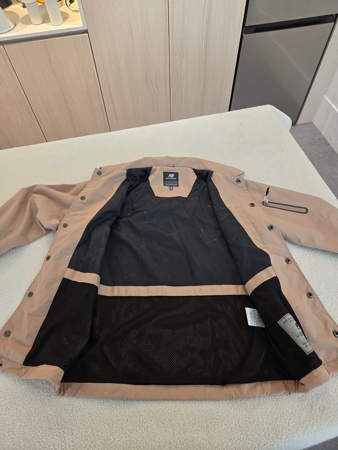 뉴발란스 코치자켓 베이지색 S 상품이미지6