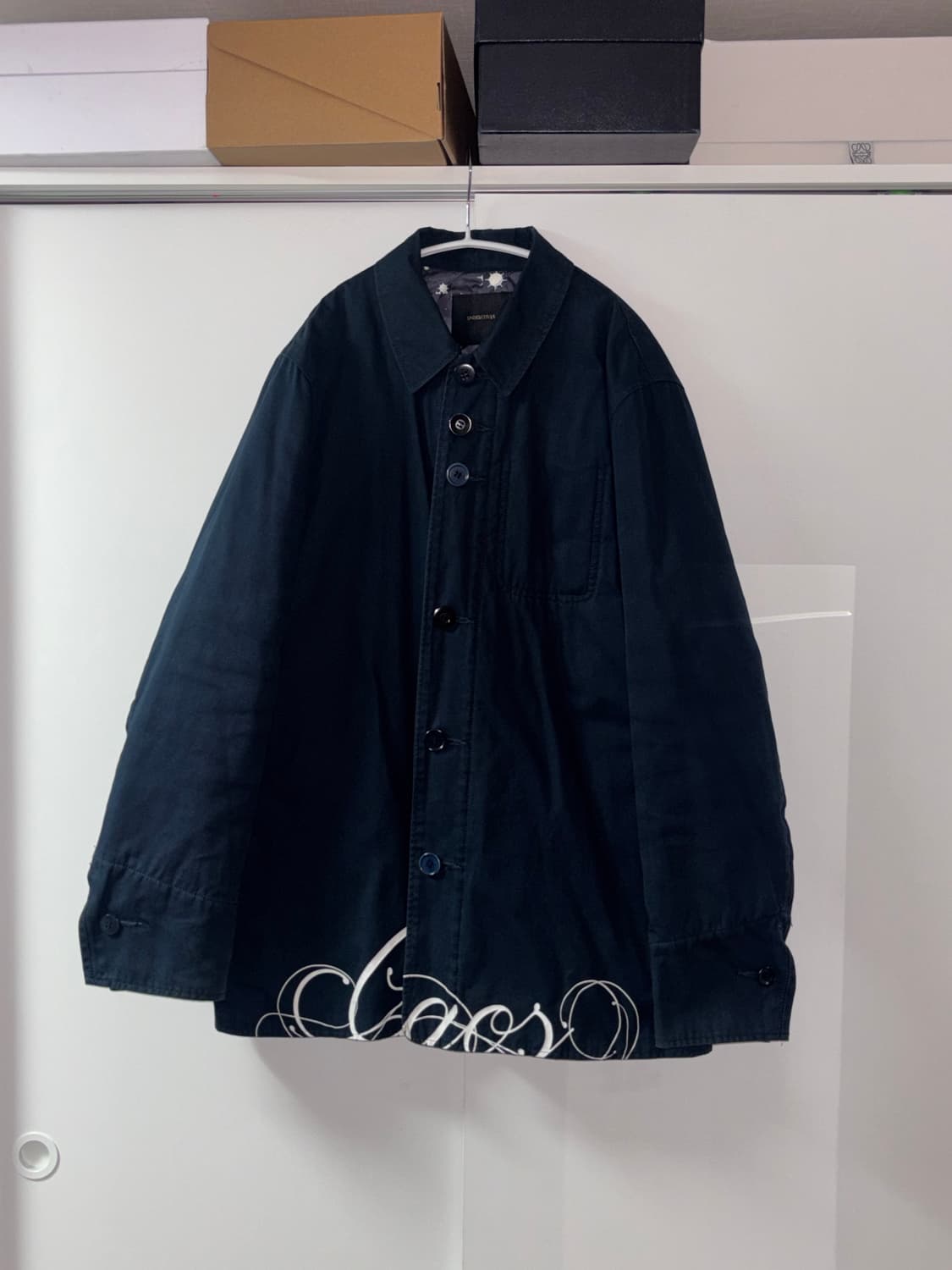 언더커버 퀼팅하프코트 상품이미지1