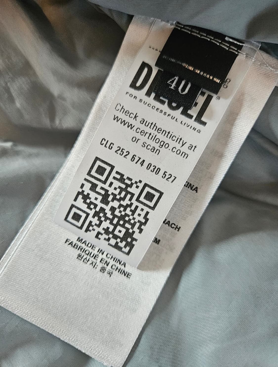 디젤 w-histel 푸퍼 데님 패딩 자켓  상품이미지5