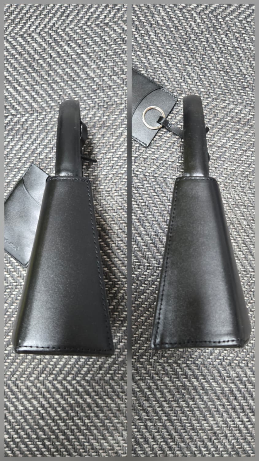 로우클래식 미니 커브백 블랙 토트백 상품이미지4