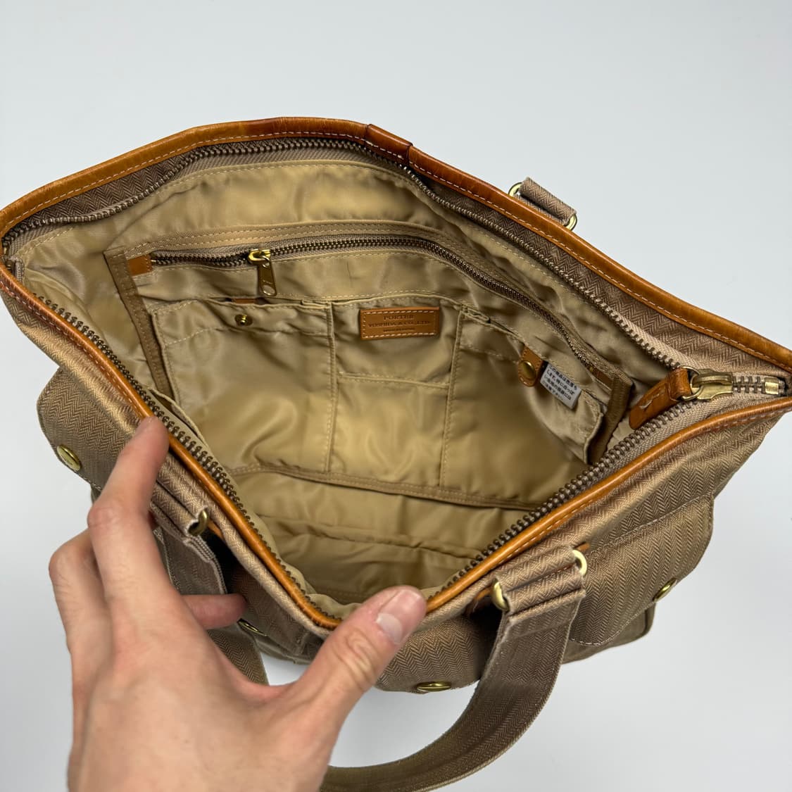 요시다포터 시티 헤링본 토트백 상품이미지5