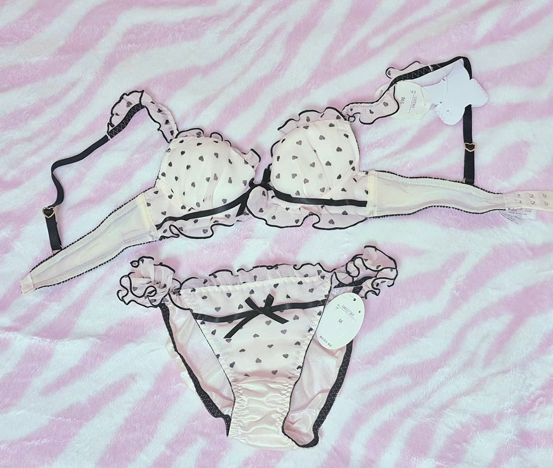 갸루속옷 브라 팬티 세트 하라주쿠 상품이미지1