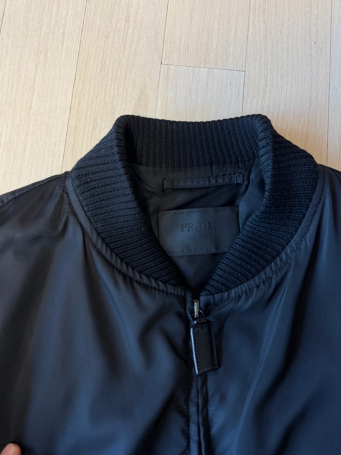 프라다 PRADA 나일론 봄버(보머) 블루종 다운 자켓 상품이미지3