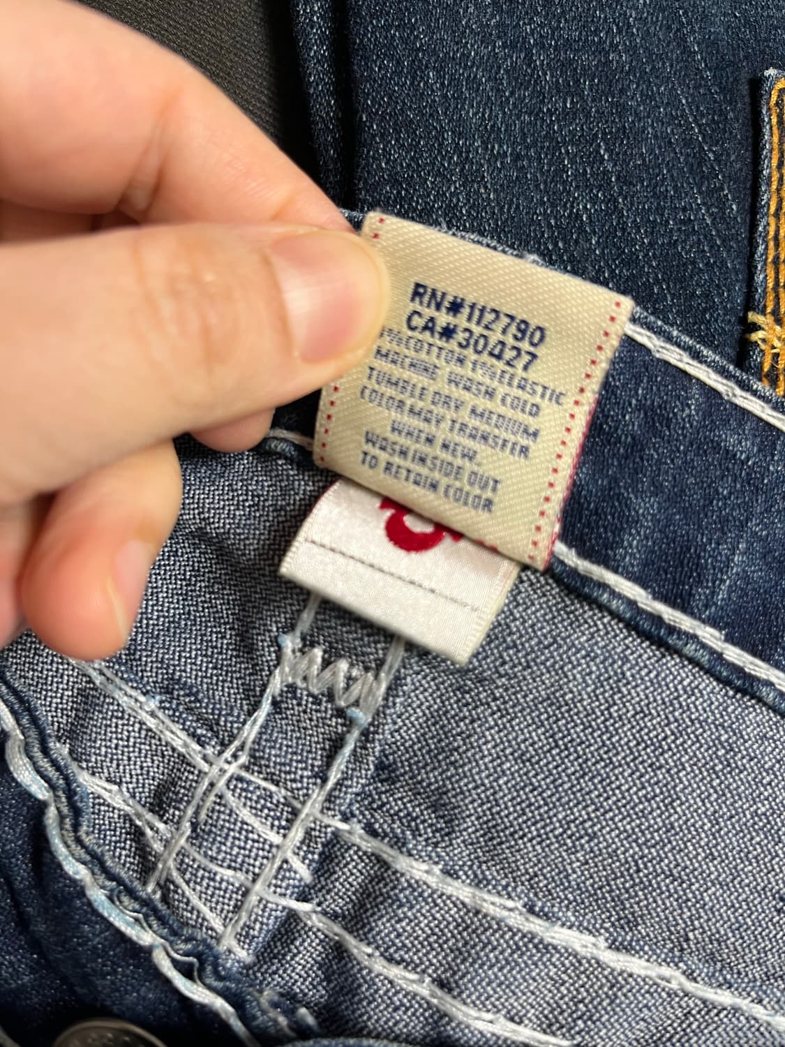 트루릴리전 데님 부츠컷 팬츠 26 상품이미지3