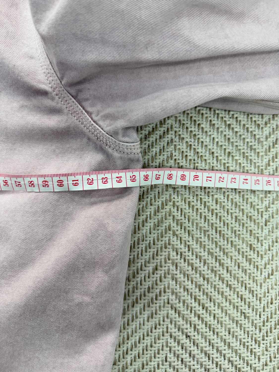 정품) 솔리드옴므 24ss 오버핏 데님 자켓 48 상품이미지9