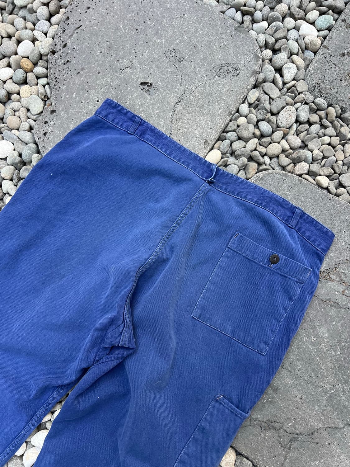 FADED BLUE REPAIR MARK OLD 빈티지프렌치워크팬츠 상품이미지9