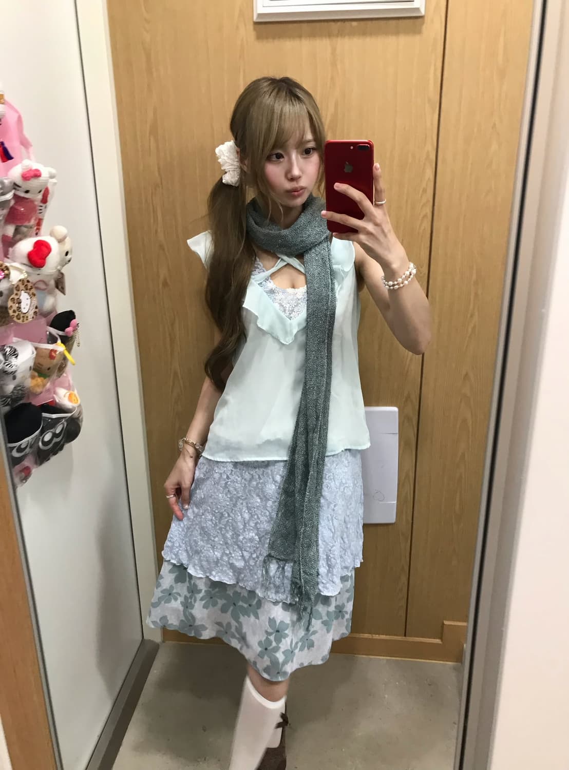 데일리 블루 페어리 플라워 니혼진 코디세트 상품이미지3