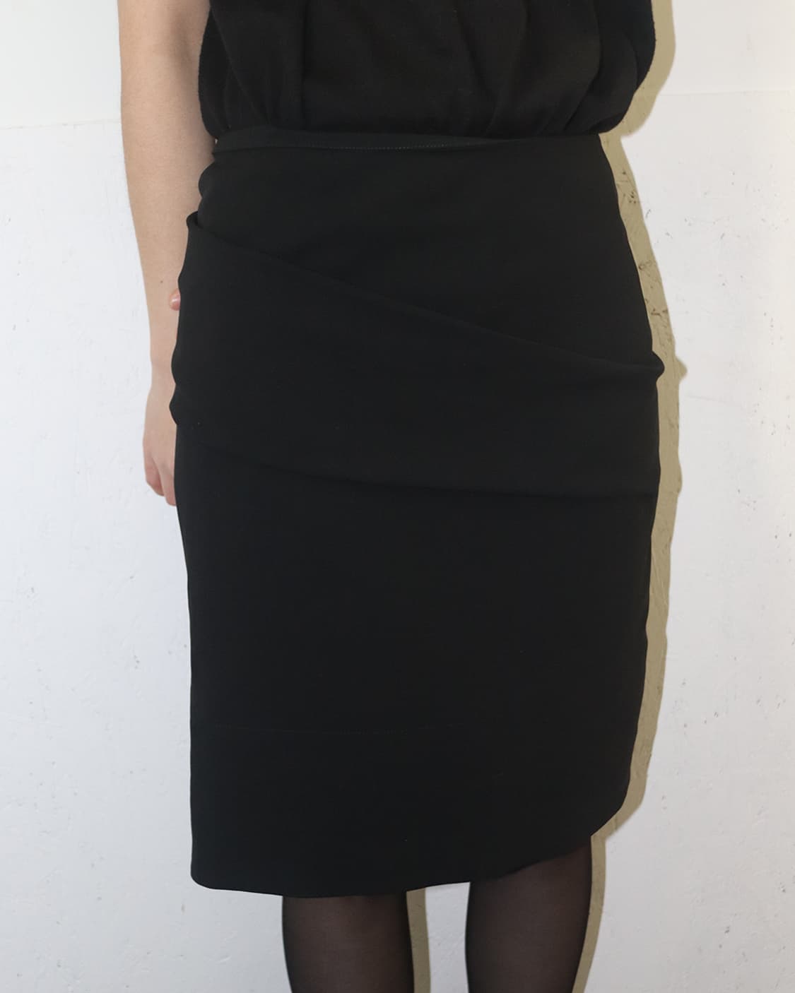 발렌시아가 by 알렉산더 왕 백 포켓 미디 스커트 상품이미지3