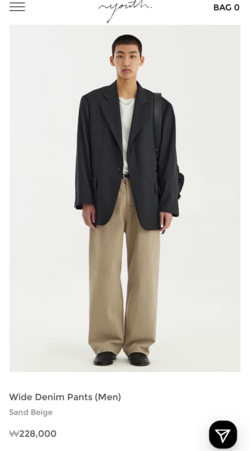 유스 와이드 데님 상품이미지2