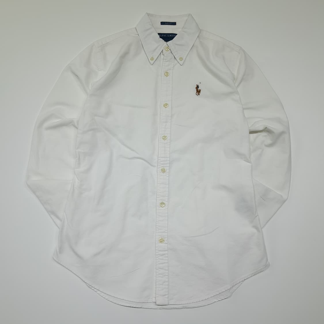 CK096 M 폴로 멀티포니 슬림핏 화이트 셔츠 남방 상품이미지1