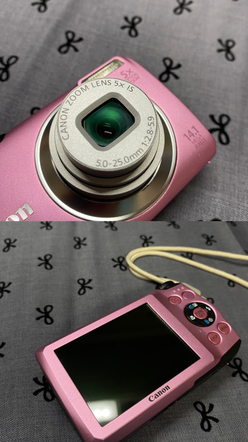 풀박- canon powershot a3200is 핑크 (작례✔️) 상품이미지6