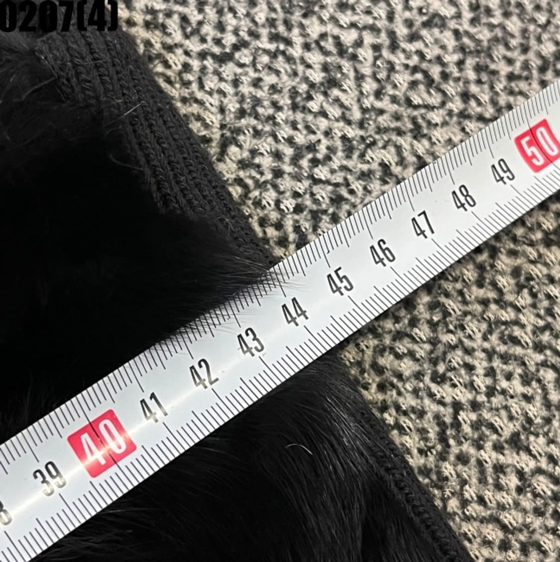 [55] 스위트숲 블랙 밍크 폭스 퍼 롱 조끼 0207(4) 상품이미지5