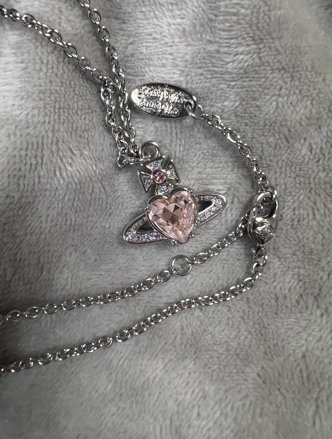 비비안웨스트우드 아리엘라 핑크 목걸이 상품이미지1