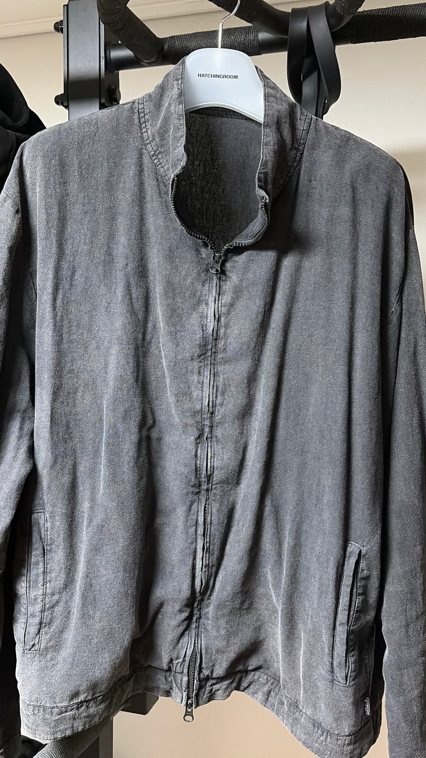 해칭룸 트랙 자켓 시멘트 택x 상품이미지2