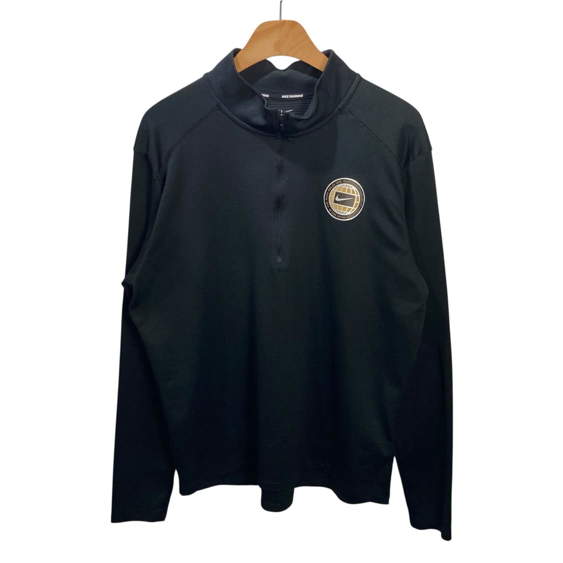 나이키 런닝 블랙 반집업 트랙탑 상품이미지2