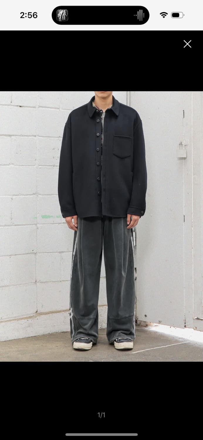 비긴 202 블랙 코트 상품이미지1