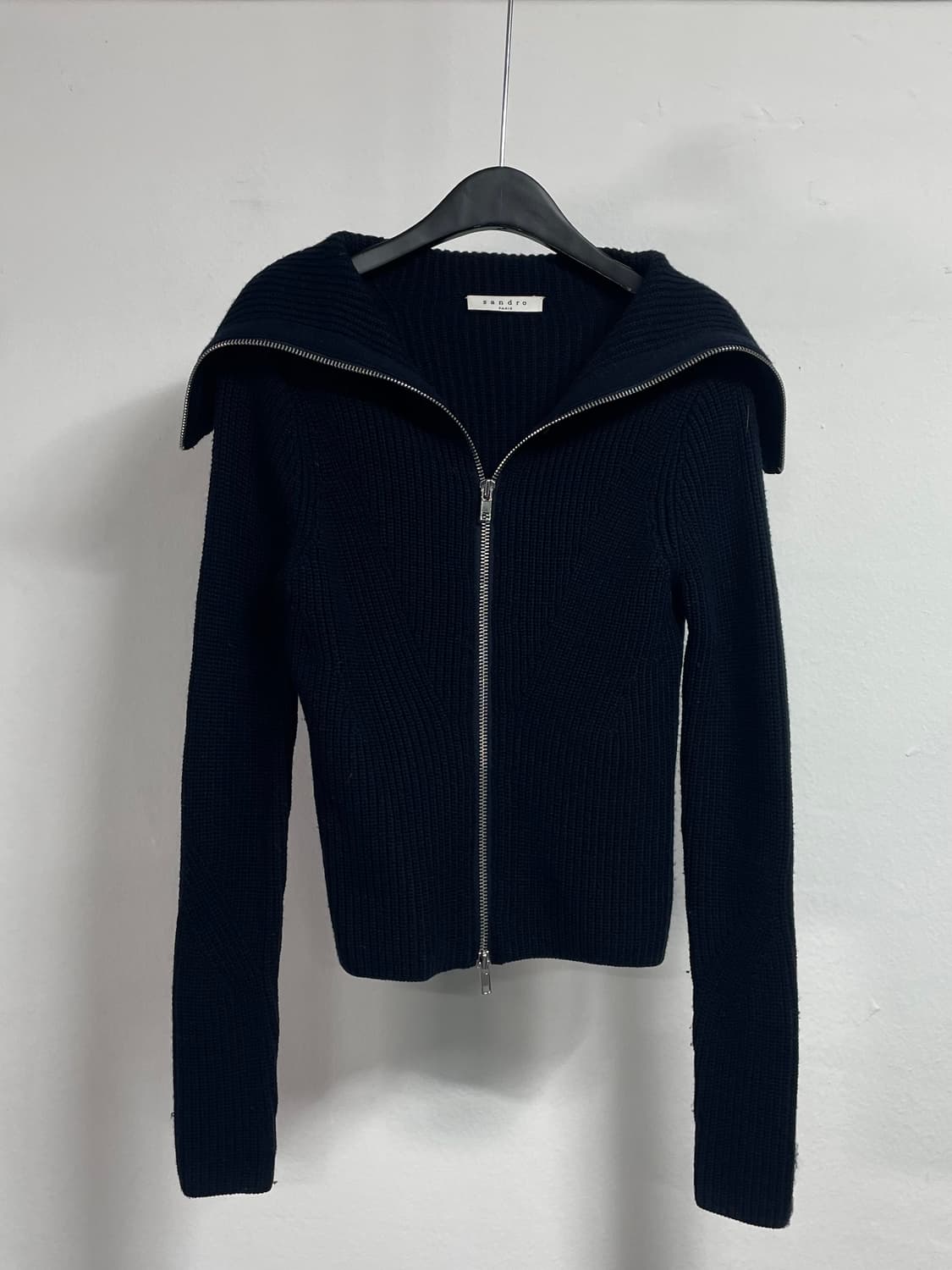 산드로 우먼스 투웨이 하이넥 니트집업 (on.531) 상품이미지1