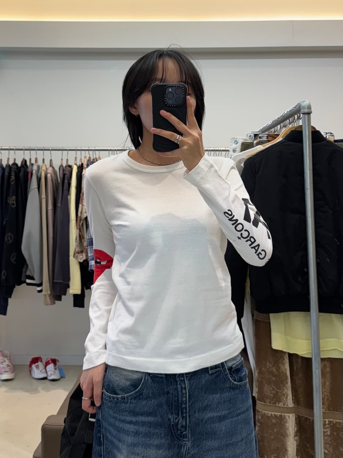 꼼데가르송 플레이 빅하트 롱슬리브 상품이미지5