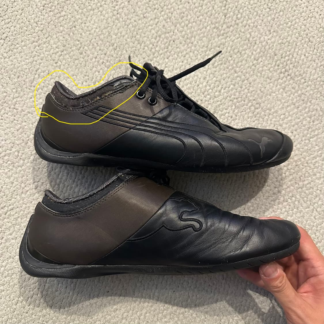 00s Puma 퓨마 레더 스피드캣  상품이미지10