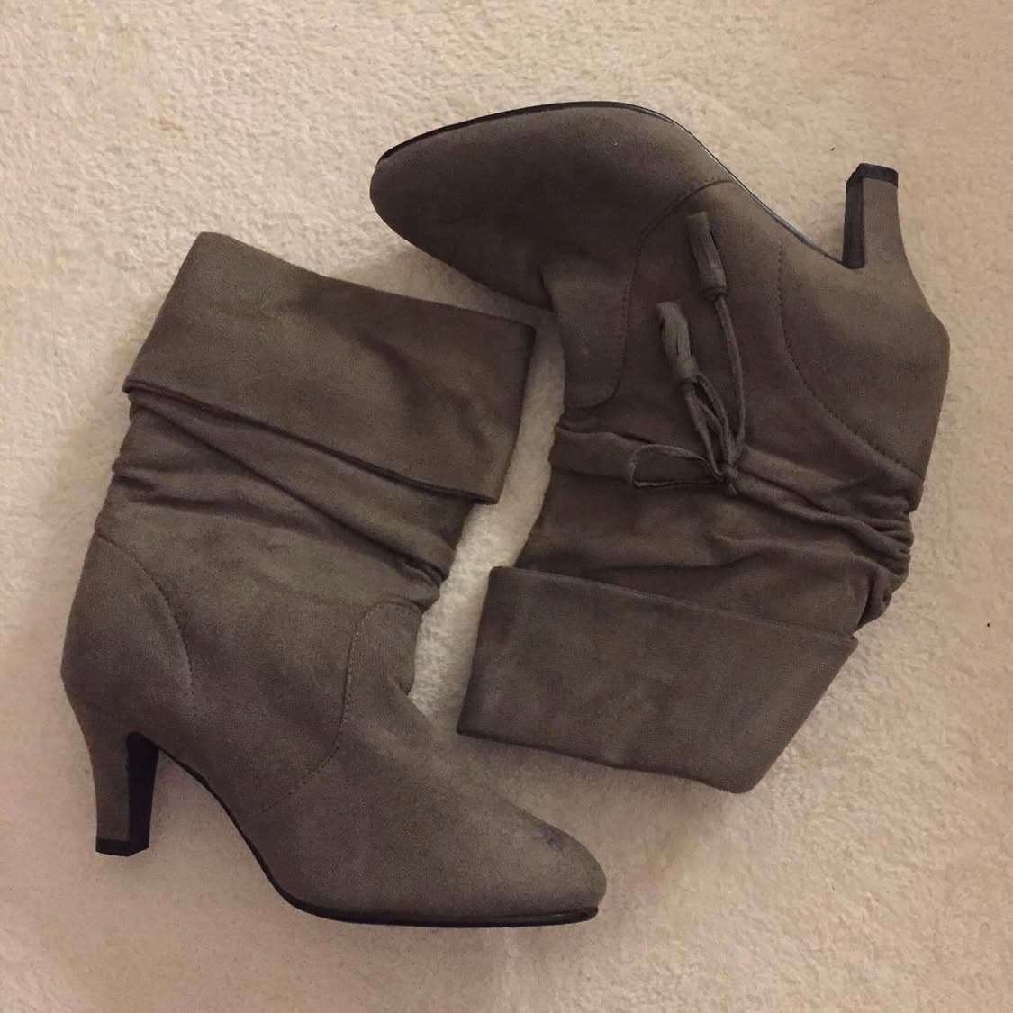 갸루 호피 브라운 앵클부츠  상품이미지2