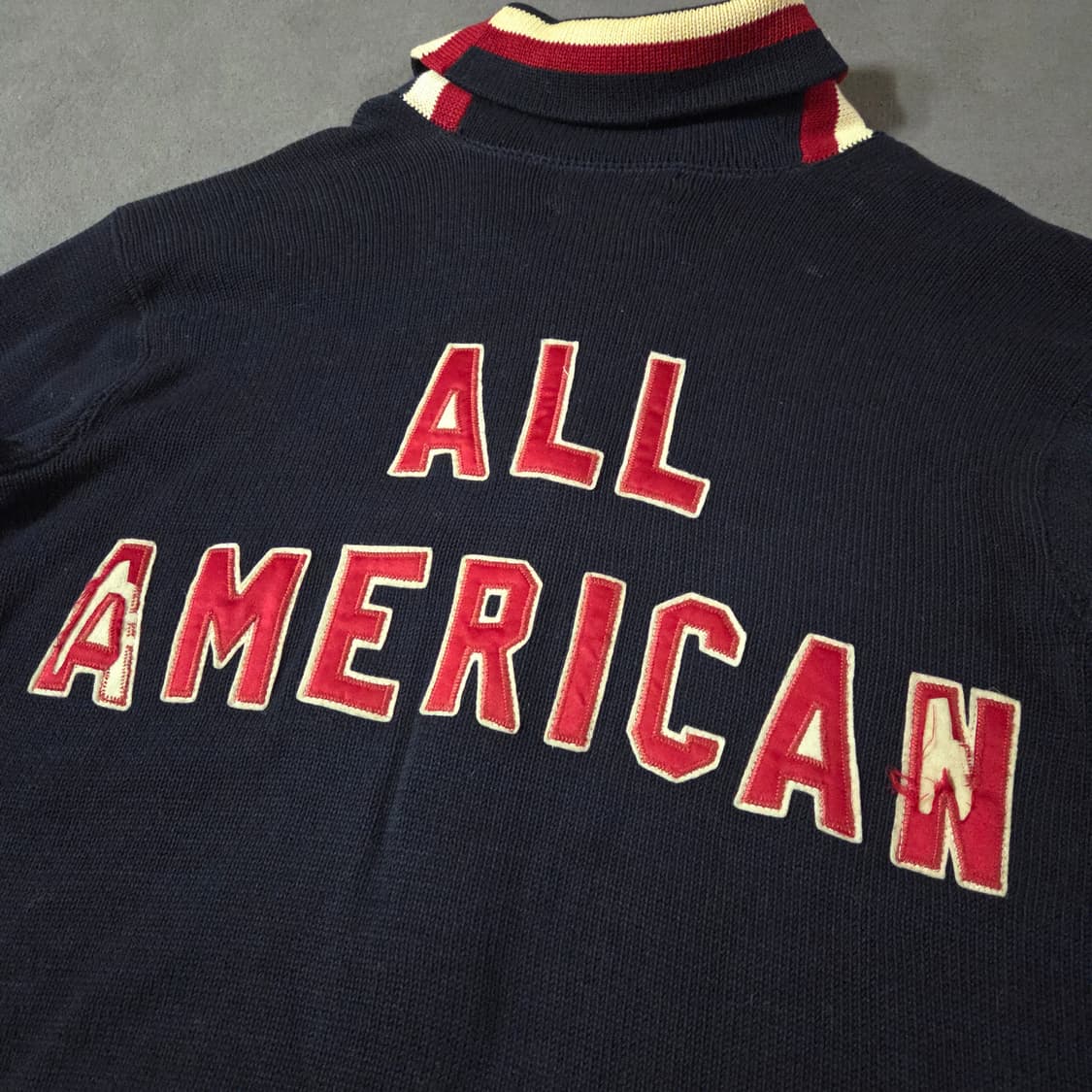 폴로 올아메리칸 피마코튼 숄 카라 가디건 M 상품이미지2