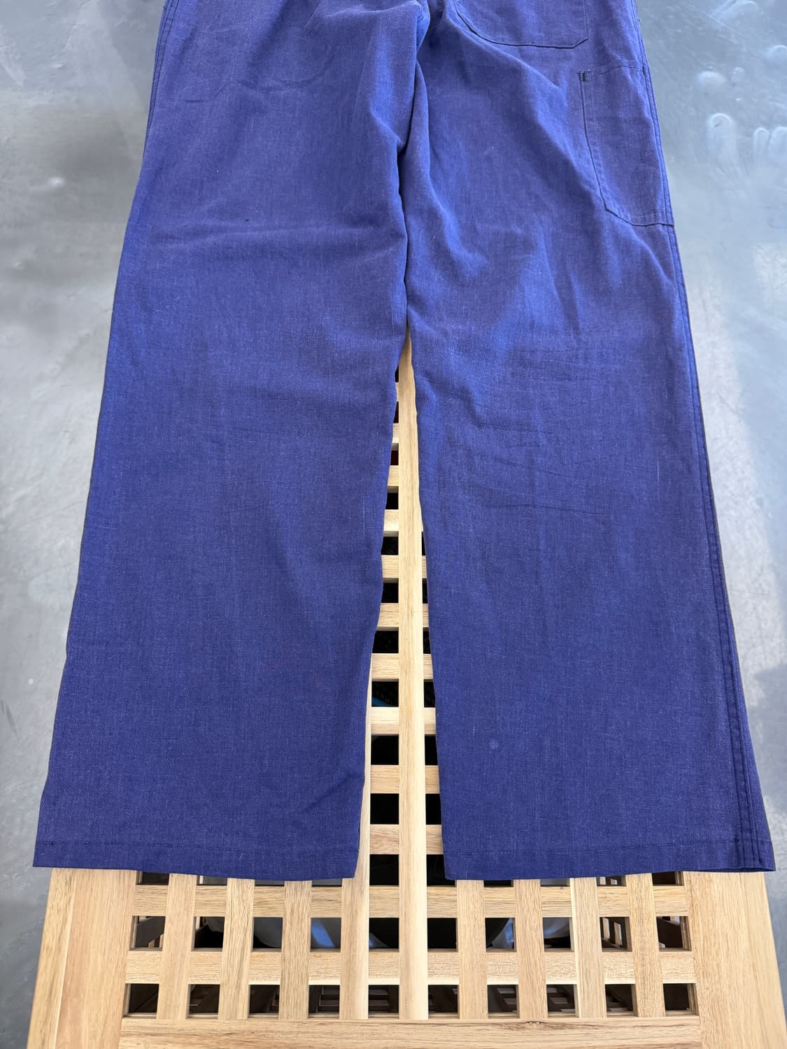 WASHED OLD VINTAGE PURPLE NAVY 프렌치워크팬츠 상품이미지8