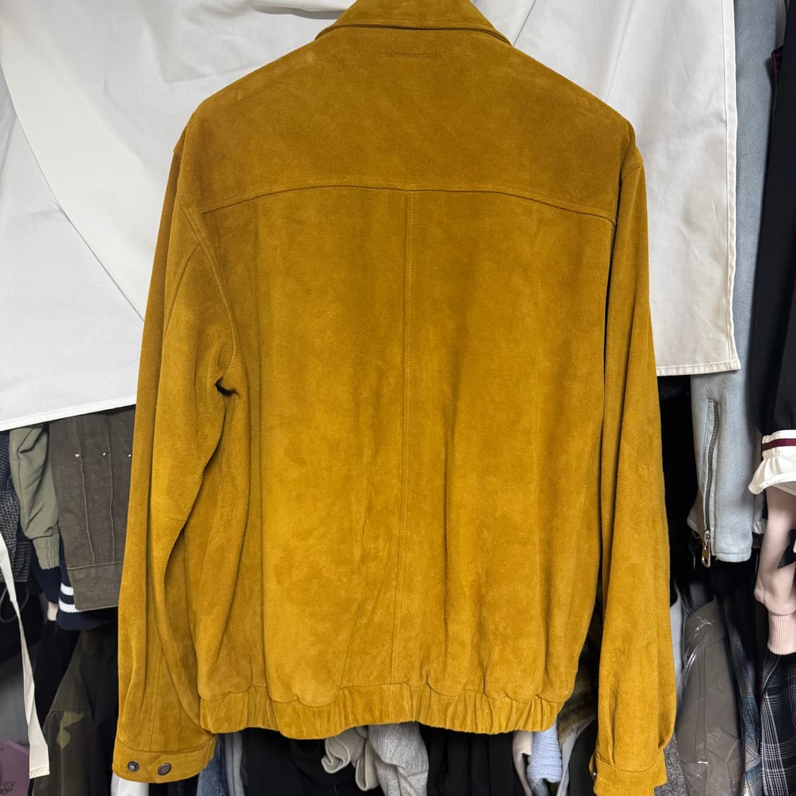 L)디스이즈네버댓 스웨이드 헤링턴 가죽자켓 상품이미지4