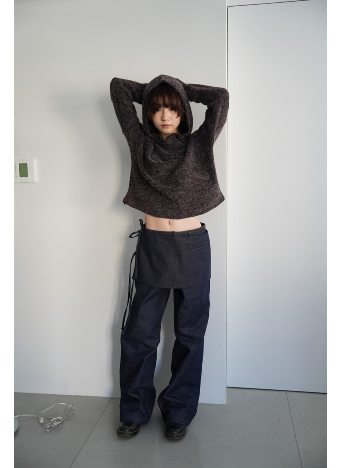 인앤양하모니 데님스커트팬츠 상품이미지1