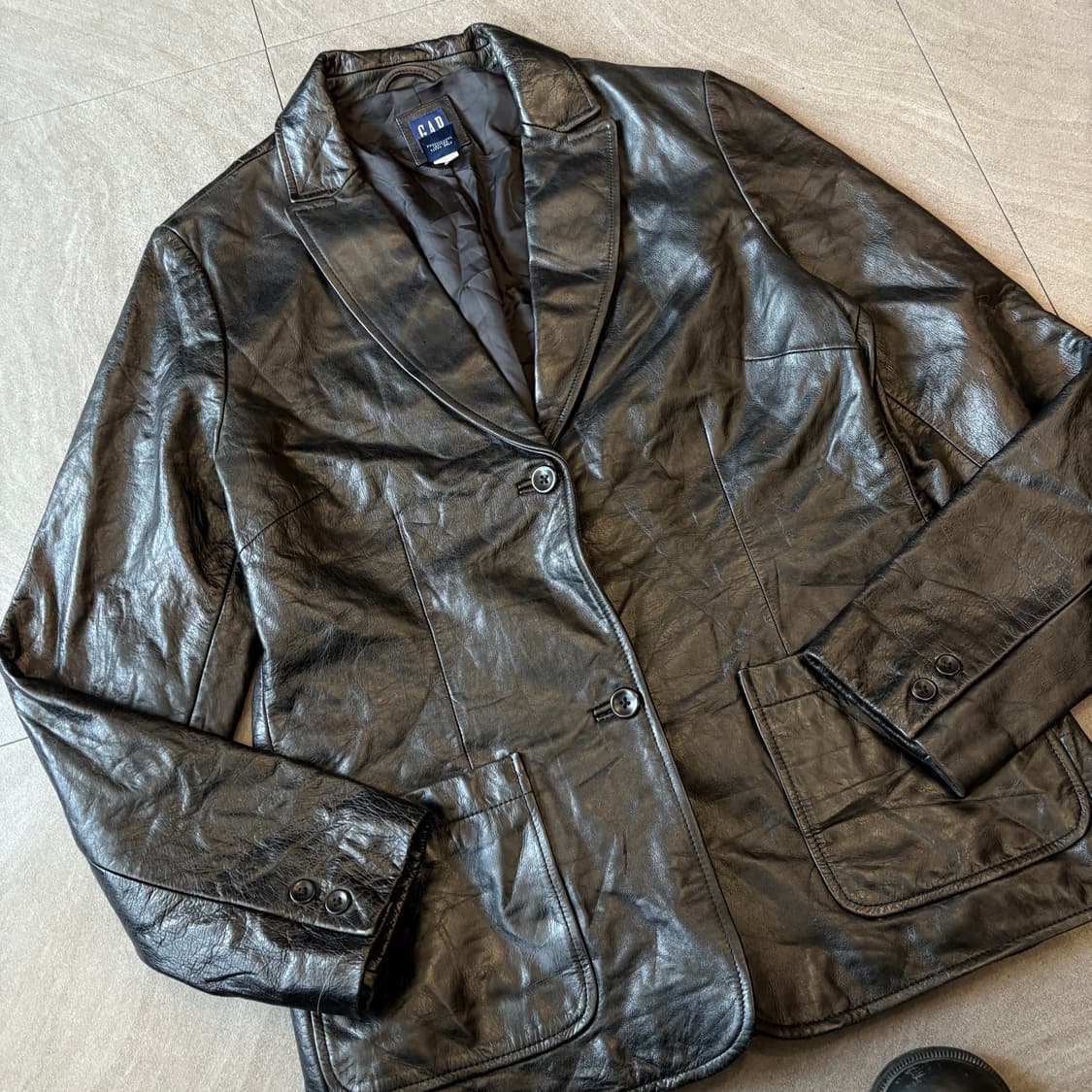 올드 갭 레더 저켓  상품이미지7