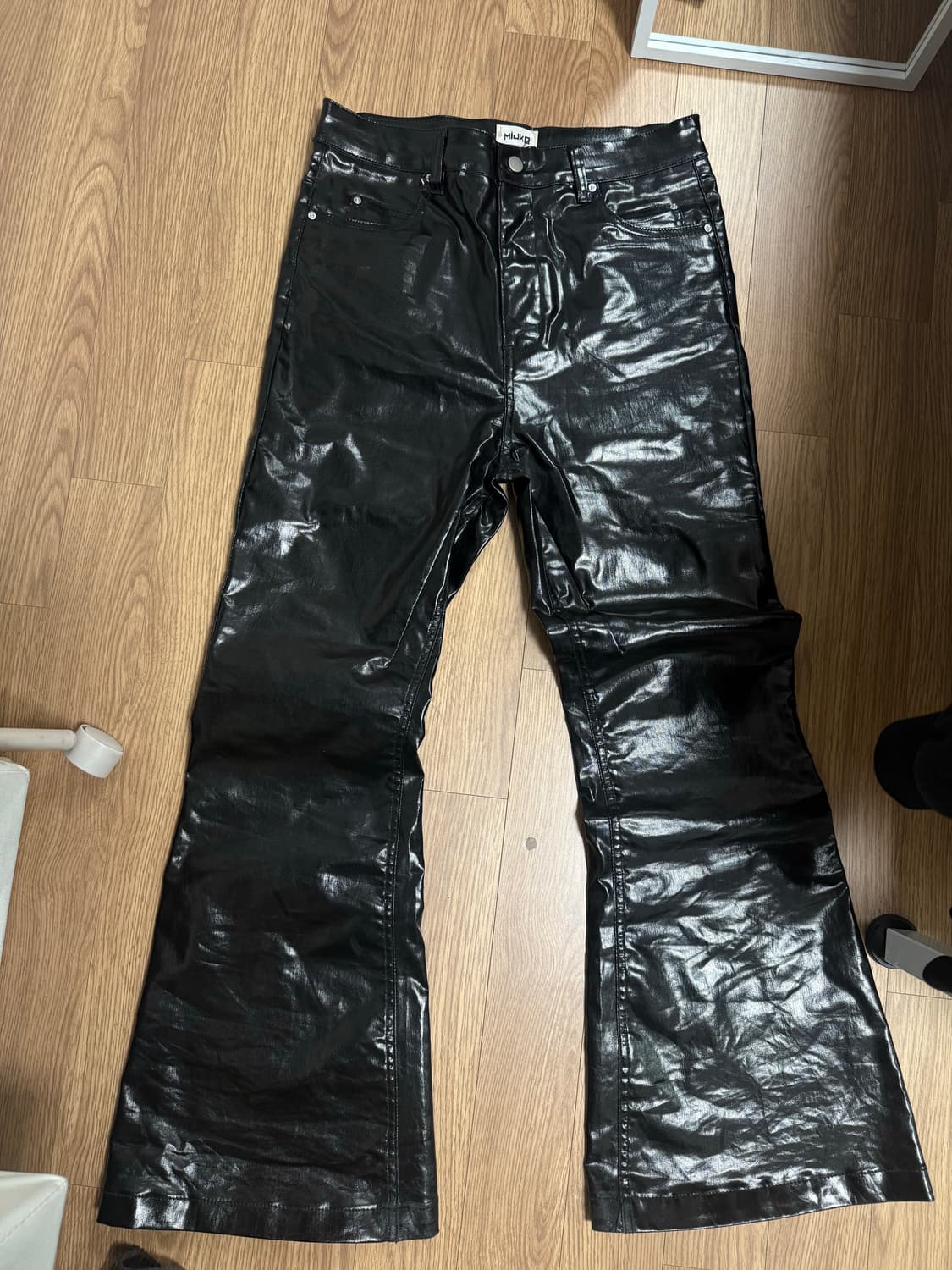 레더 팬츠 상품이미지3