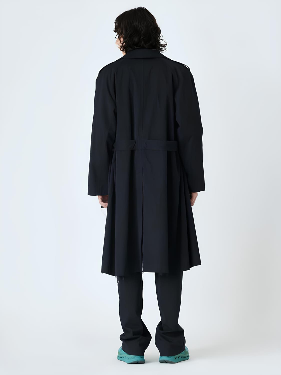 새상품 71michael 인사이드아웃 블랙 오버코트  2사이즈 상품이미지3