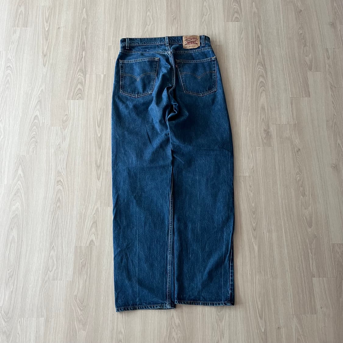 [34X38] 90s 빈티지 리바이스 569 인디고 made in usa 상품이미지4